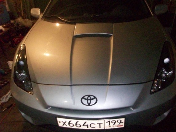 paint the headlights - Toyota Celica 18 l 2001