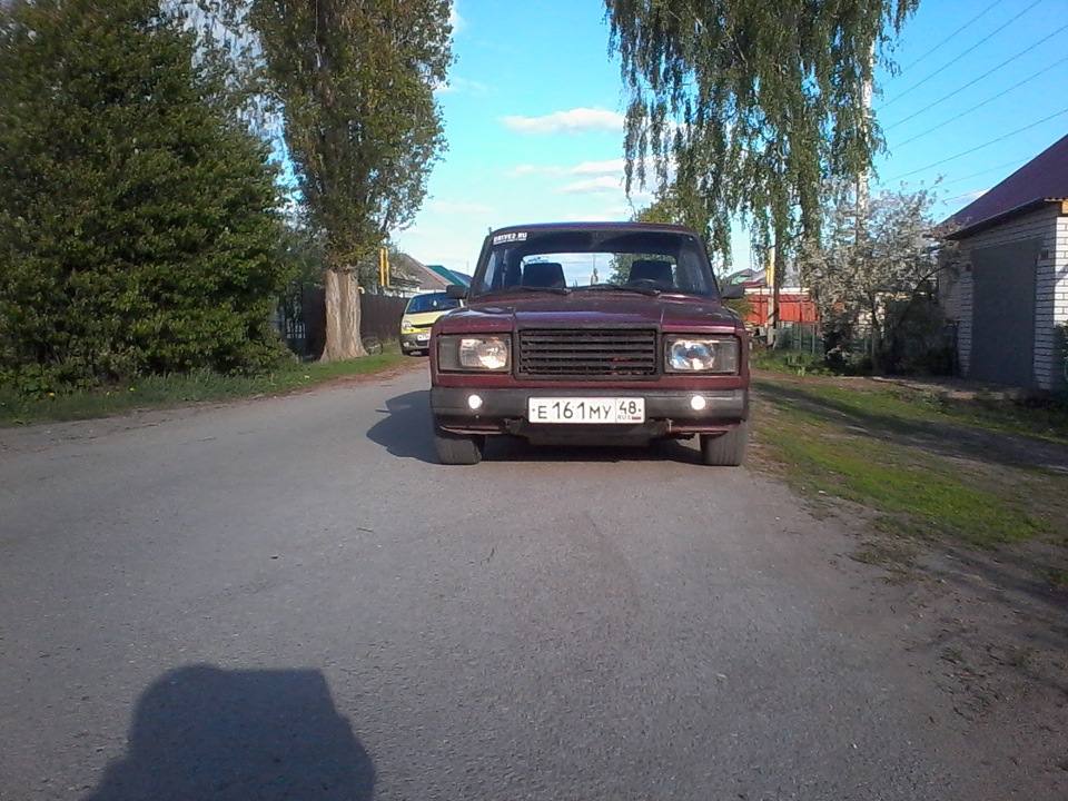 ДХО в фары — Lada 2107, 1,5 л, 1996 года | тюнинг | DRIVE2