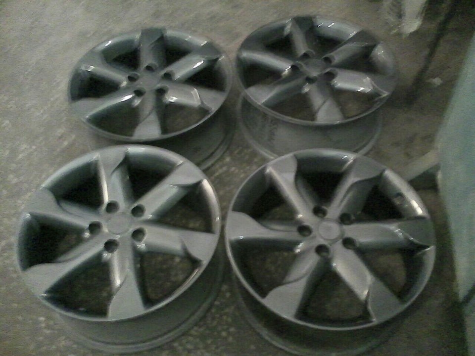 Новенькие диски R18 225/45/18 — Toyota Camry (XV40), 2,4 л, 2011 года ...