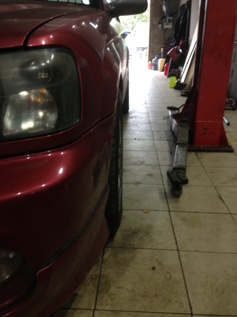 Установка проставок на колеса sti v7 — Subaru Forester (SG), 2 л, 2003 ...