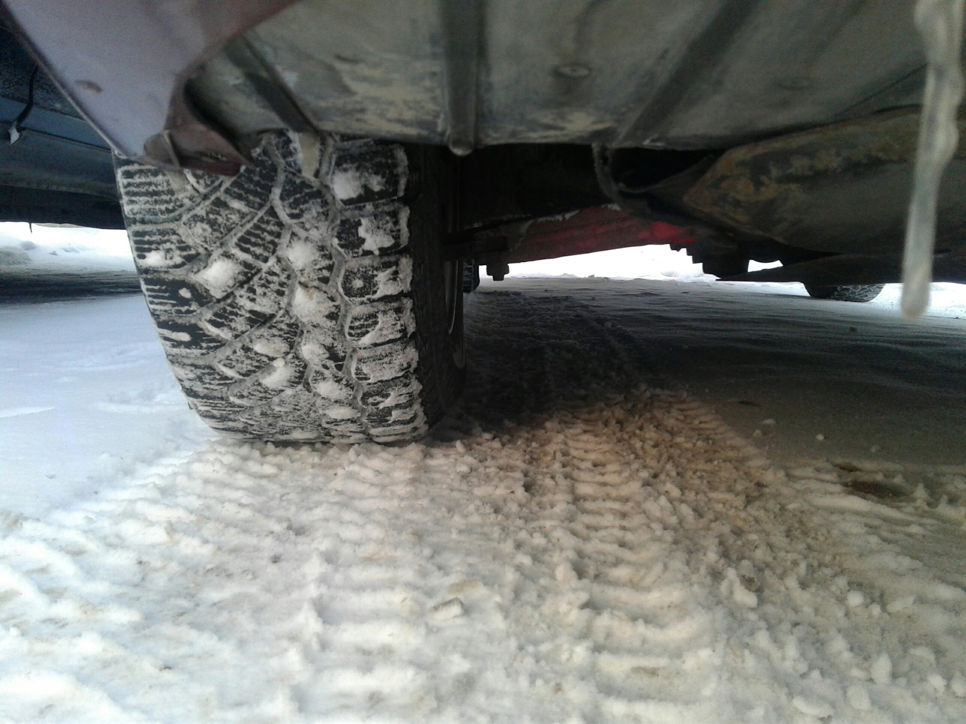 Проставки под шаровые 20мм на занижении -50 — Lada 21124, 1,8 л, 2005 ...