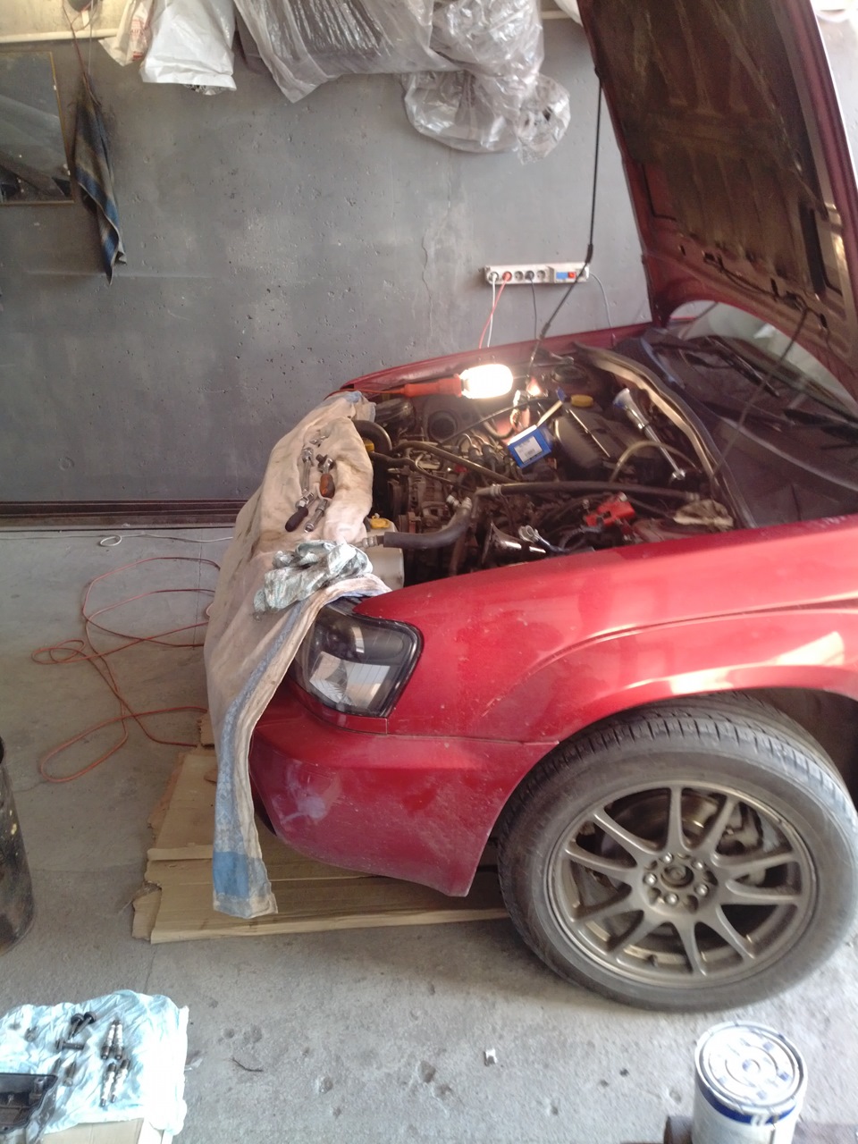 регулировка клапанов — Subaru Forester (SG), 2 л, 2004 года | своими ...