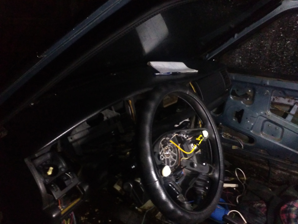 Установка торпеды Opel Vectra B в ВАЗ 21099 — LADA 21099, 1,5 л., 2001 ...