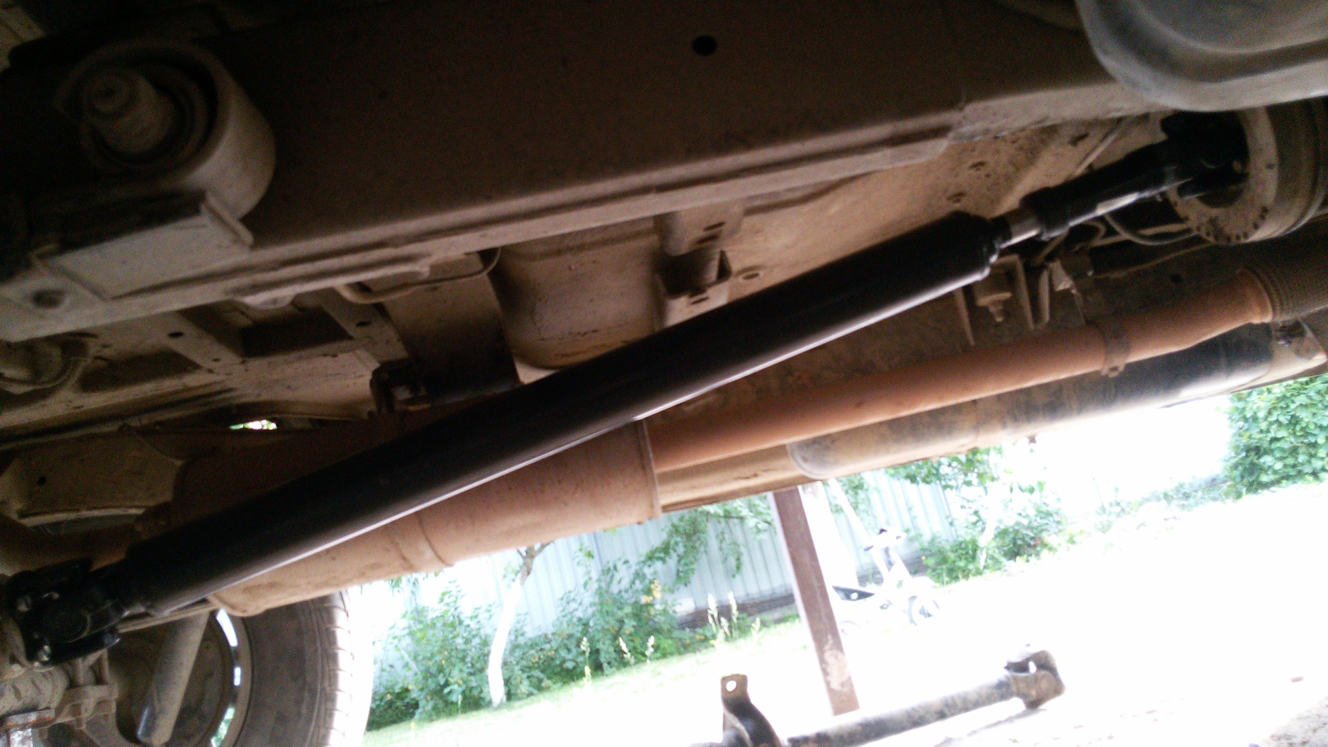 Прямой кардан! Подвесной, давай до свиданья! — УАЗ Patriot, 2,7 л, 2009 ...