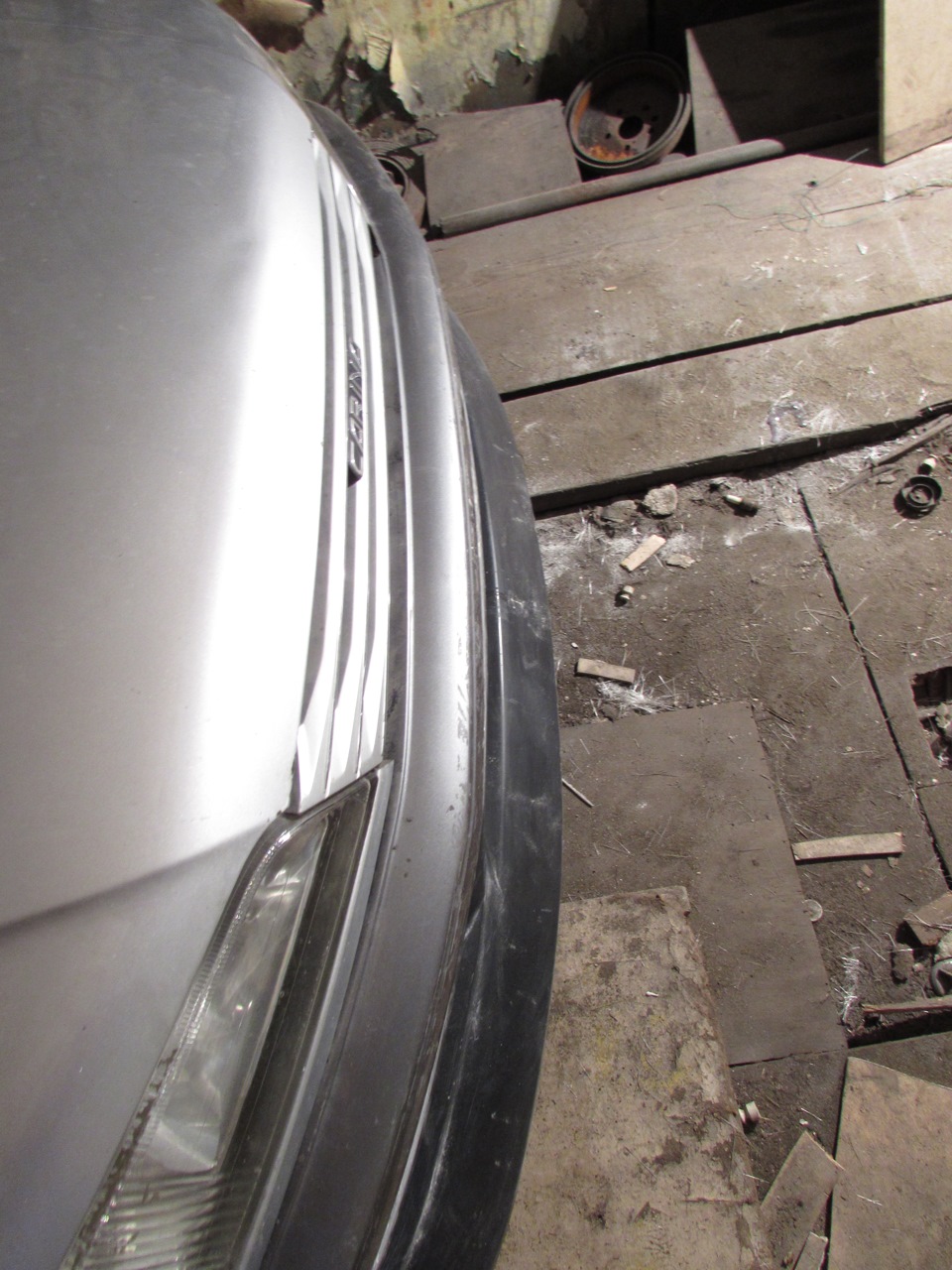 Переделка бампера BN Sport под Карину — Toyota Carina (7G), 2 л, 1997 ...