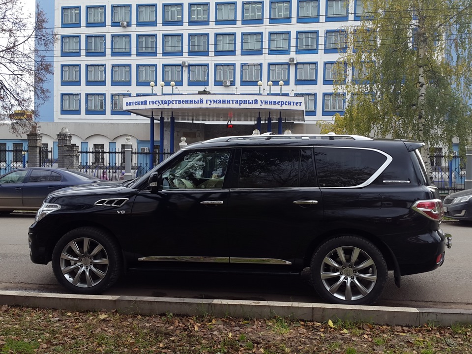 Патрол в городе — Nissan Patrol (Y62), 5,6 л, 2011 года | фотография ...