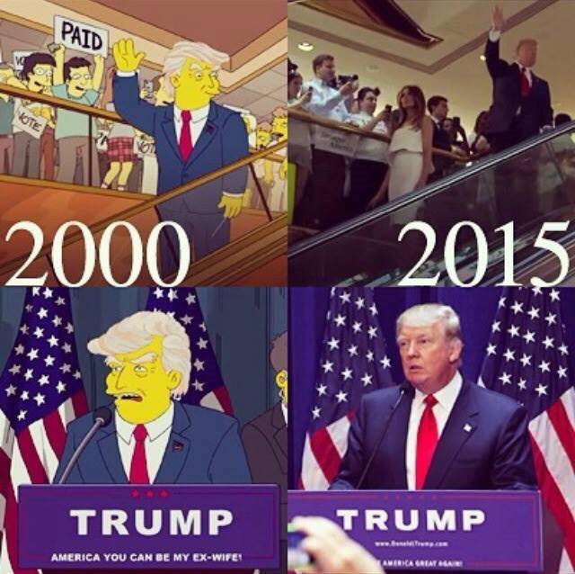 Симпсоны Трамп. Симпсоны Трамп предсказание. Симпсоны 2002 Трамп.