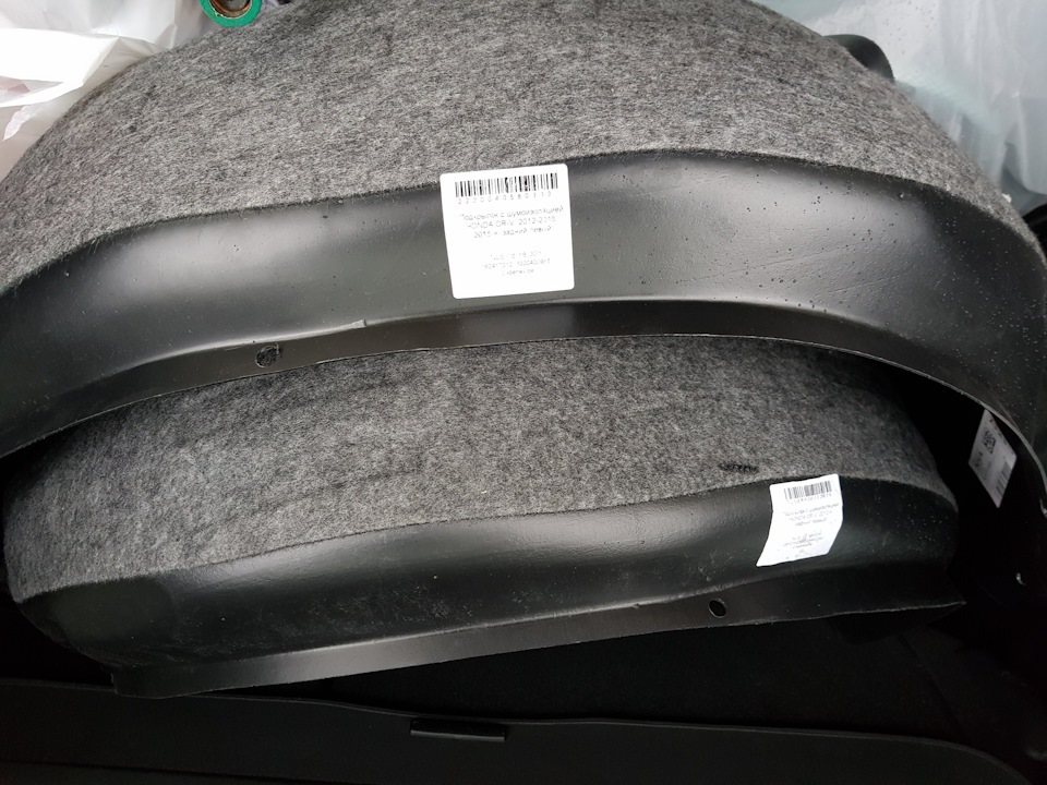 Подкрылки (2ч) — Honda CR-V (RM), 2,4 л, 2013 года | аксессуары | DRIVE2