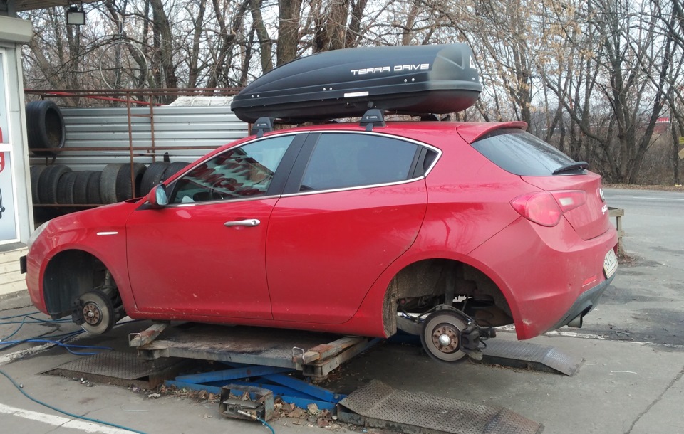 Подбор тормозных дисков и колодок — Alfa Romeo Type 940, 1,4 л, 2012 ...