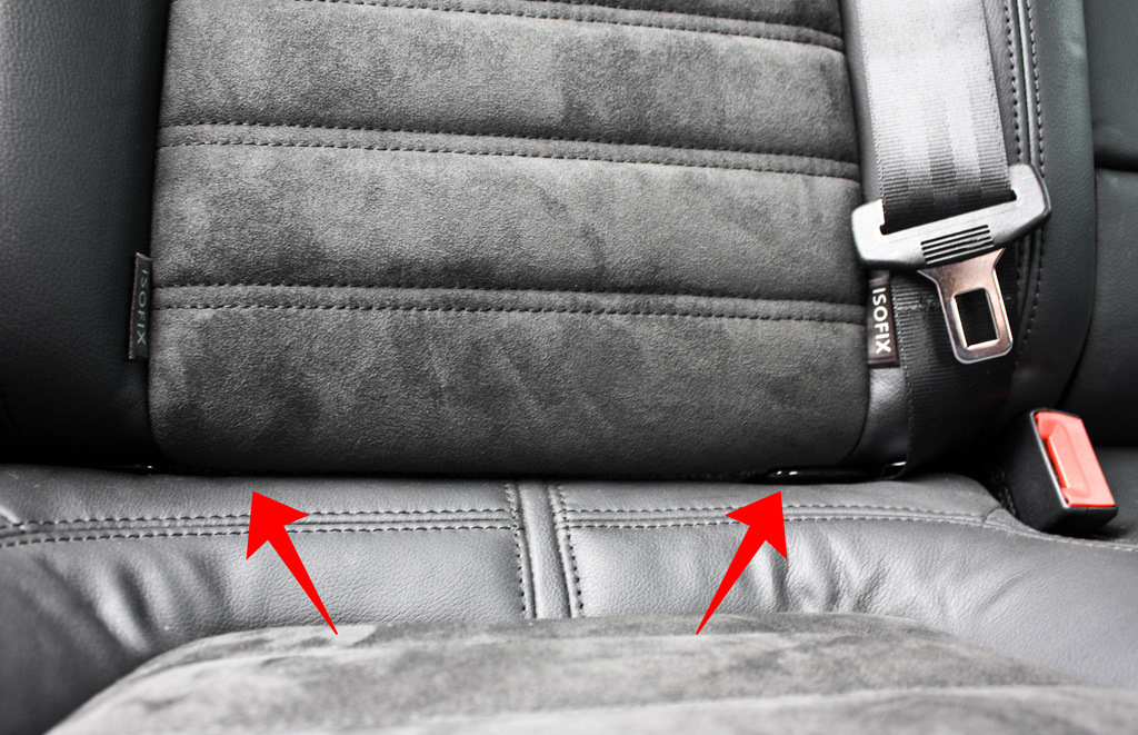 Как выглядят крепления isofix в машине