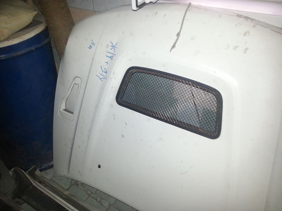 Кузовной ремонт — Замятый угол алюминиевого капота. — Сообщество ...