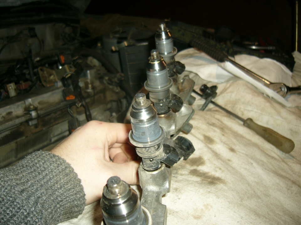 Промывка впускного коллектора, ДЗ, форсунок. — Mitsubishi Galant (8G ...