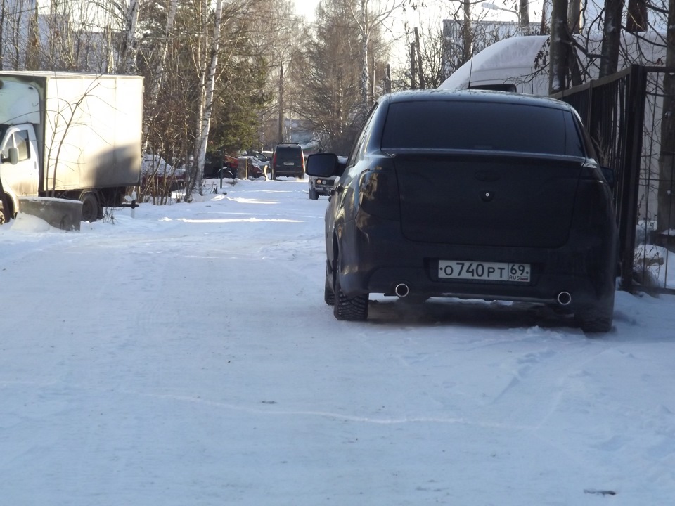 двойной выхлоп ЛАДА ГРАНТА СПОРТ — Lada 21074, 1,9 л, 2006 года ...