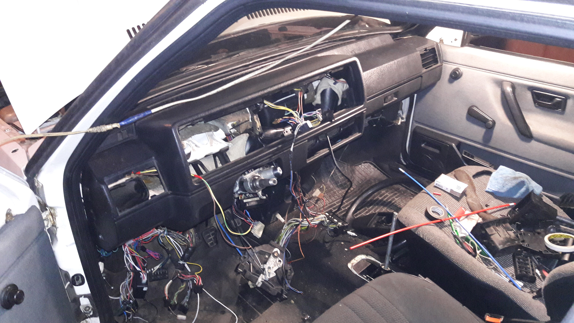 Ремонт креплений торпеды Golf 2 (Гольф 2), мой способ. - Volkswagen Golf Mk2, 1,