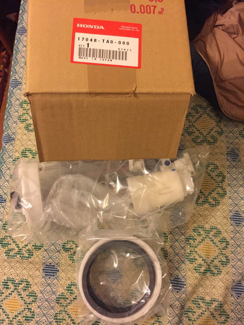 17048TA0000 ФИЛЬТР ТОПЛИВНЫЙ OEM Honda | Запчасти на DRIVE2