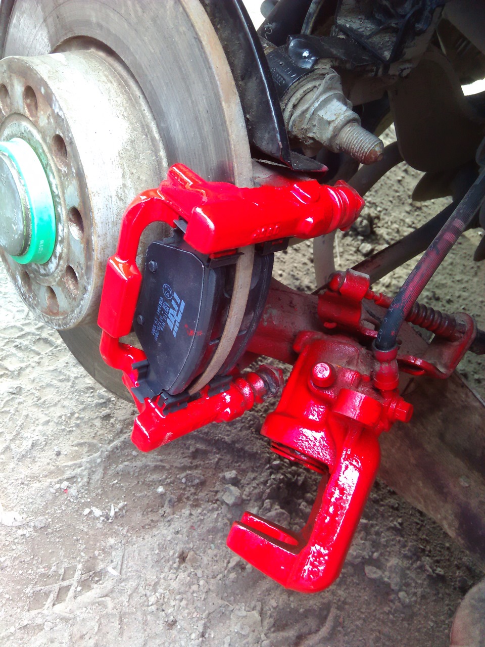 Покраска дисков, суппортов — Volkswagen Jetta VI, 1,4 л, 2012 года ...