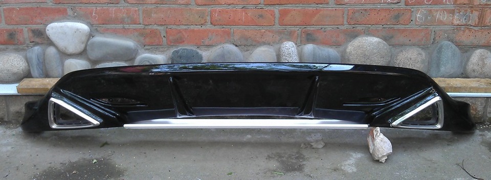 Диффузор для задней накладки бампера — Honda Civic Hatchback (8G), 1,8 ...