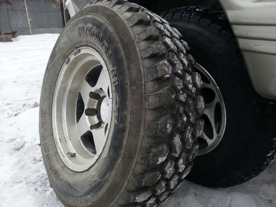 замена колес — Mitsubishi Pajero (2G), 2,8 л, 1997 года | путешествие ...