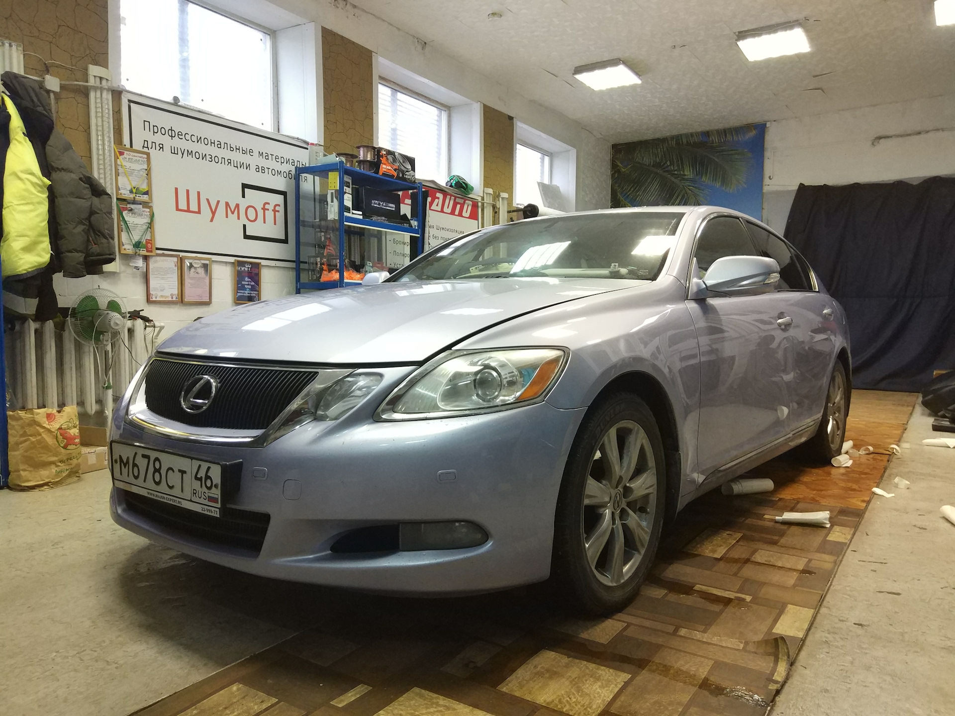 Lexus GS 350 — Полная Шумоизоляция в Воронеже. Полировка и бронирование фар  — TSI-AUTO на DRIVE2