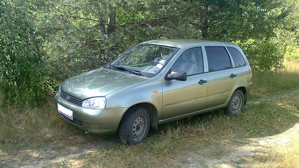 Lada Калина универсал 1.4 бензиновый 2010 | колумбийская зелень на DRIVE2