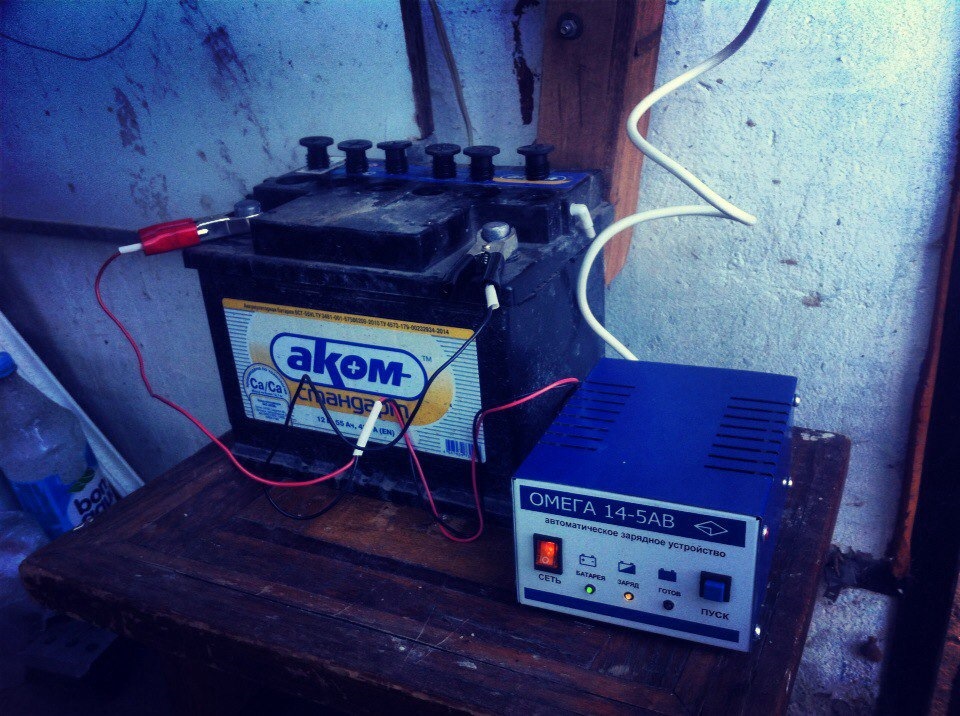 зарядка аккумулятора — LADA Гранта лифтбек, 1,6 л., 2014 года ...