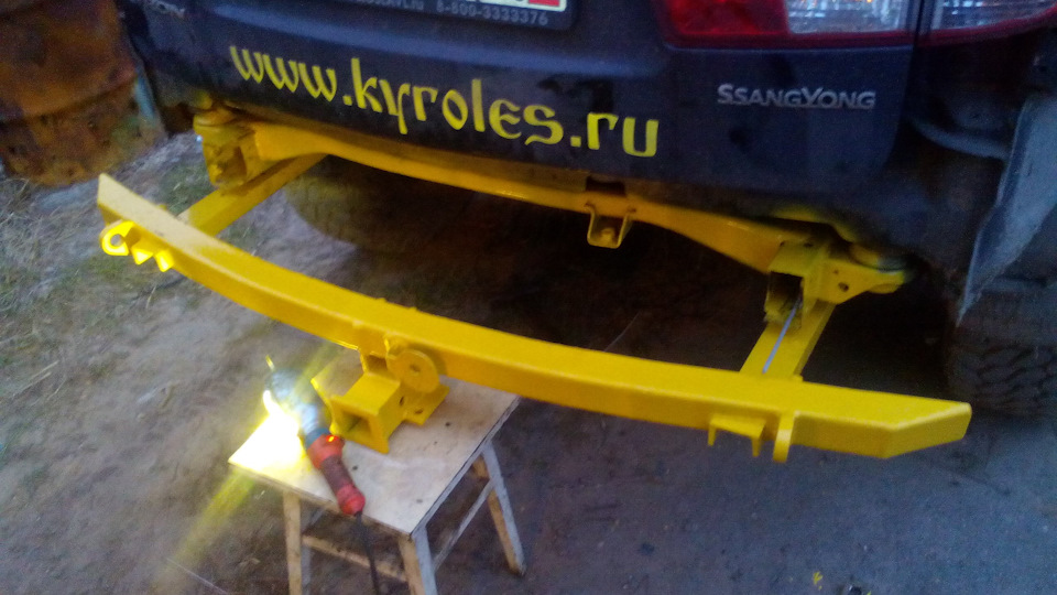 установка фаркопа-дуги — SsangYong Kyron, 2 л, 2010 года | аксессуары ...