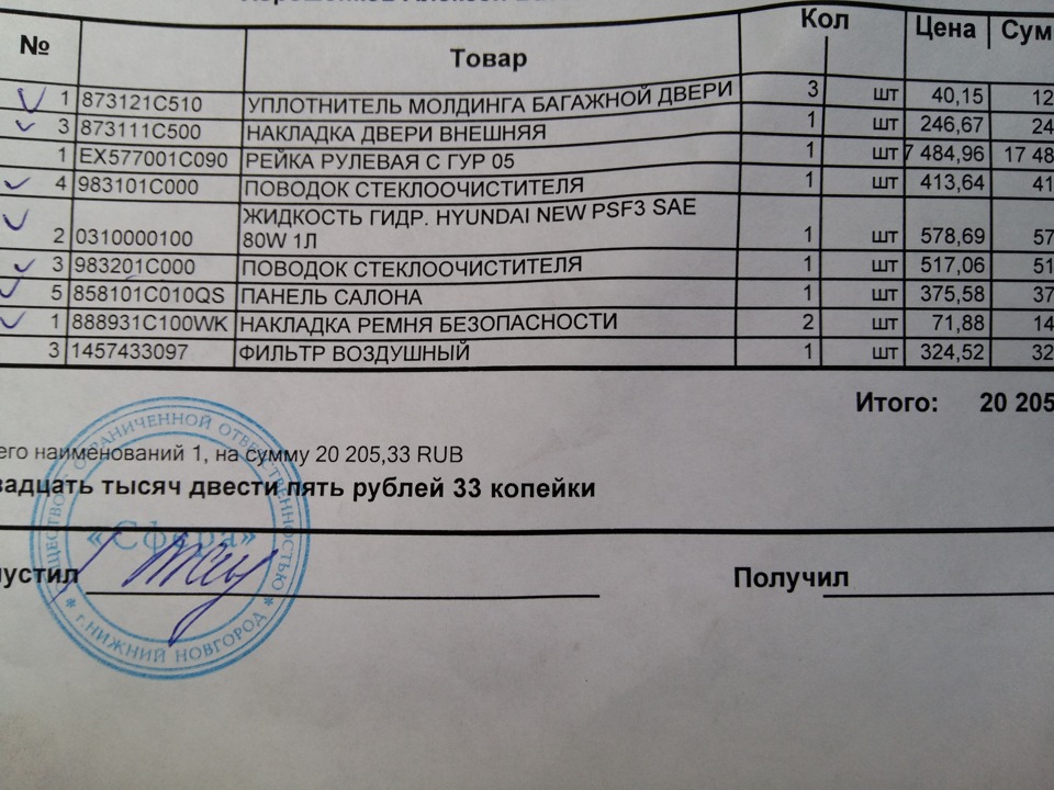 Накладки на ремни безопасности Getz 1.4 2008 — Hyundai Getz, 1,4 л ...