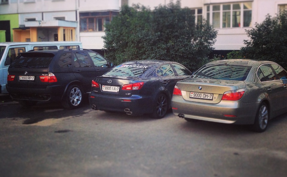 9. Вот такая ТРИгада у нас на райончике=))) — BMW 5 series (E60), 2,5 л ...
