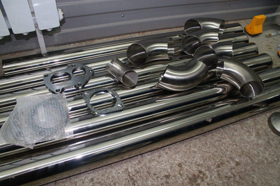 Сварка выхлопа от турбины до банки 76 мм — Subaru Impreza WRX (GD/GG ...