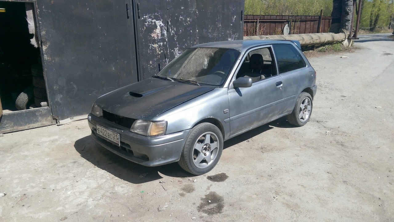 Toyota Starlet (80) 1.3 бензиновый 1994 | турбо мкпп левый руль на DRIVE2