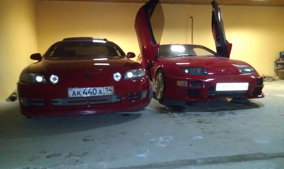 зимуем с другом — Toyota Soarer (3G), 2,5 л, 1994 года | фотография ...