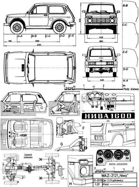 Чертеж малярного отделения где находится нива Чертежи часть7 - Lada 4x4 3D, 1,9 л, 1998 года аксессуары DRIVE2