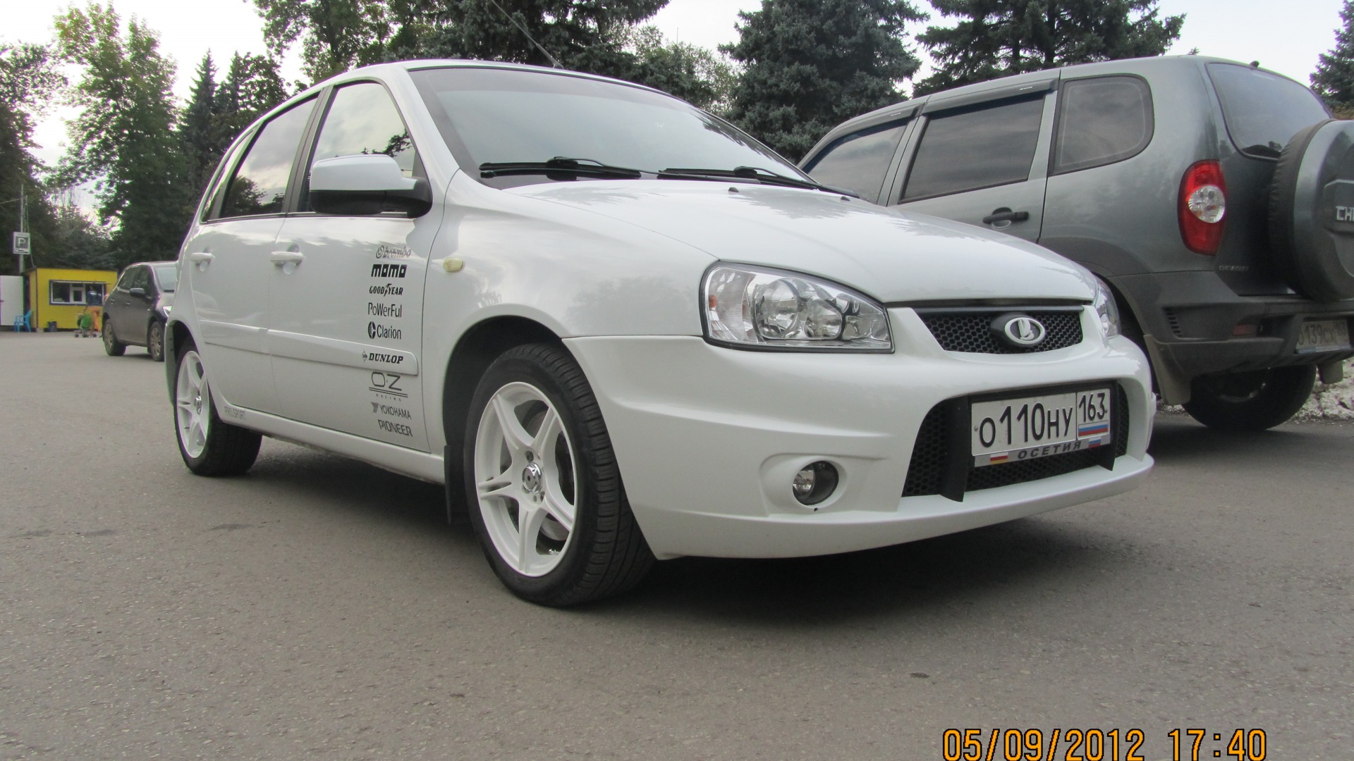 Lada Калина Спорт 1.6 бензиновый 2011 | белая капелька на DRIVE2