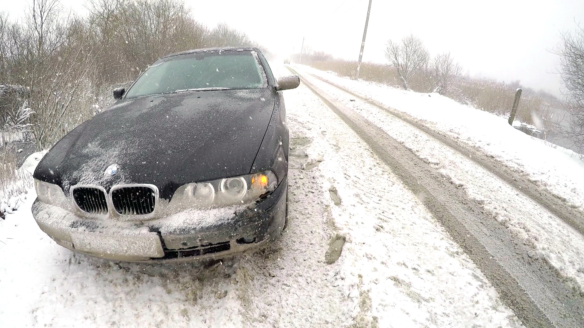 BMW e39 зима