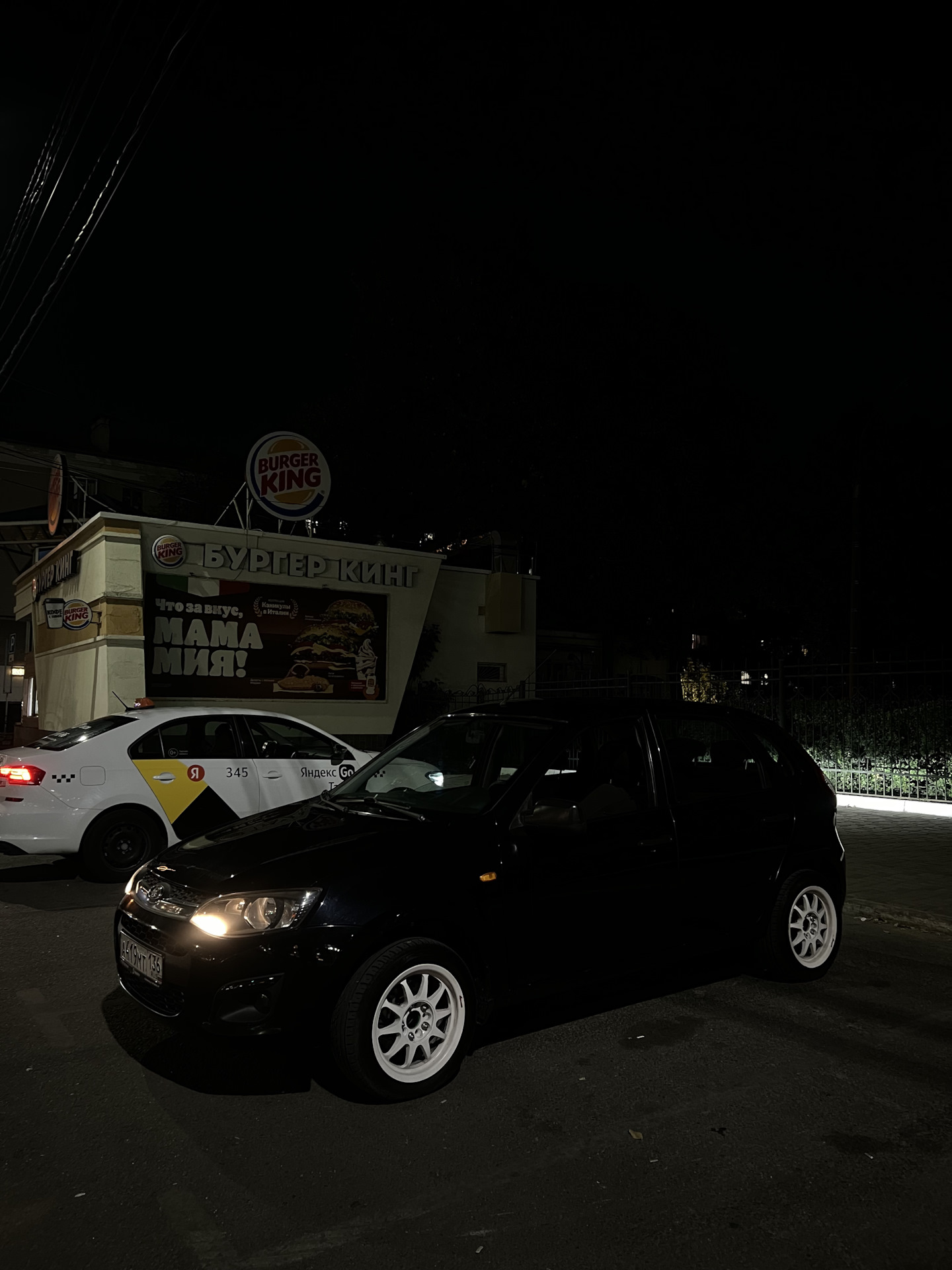 14. Просто фотографии вечером! — Lada Калина 2 хэтчбек, 1,6 л, 2014 ...