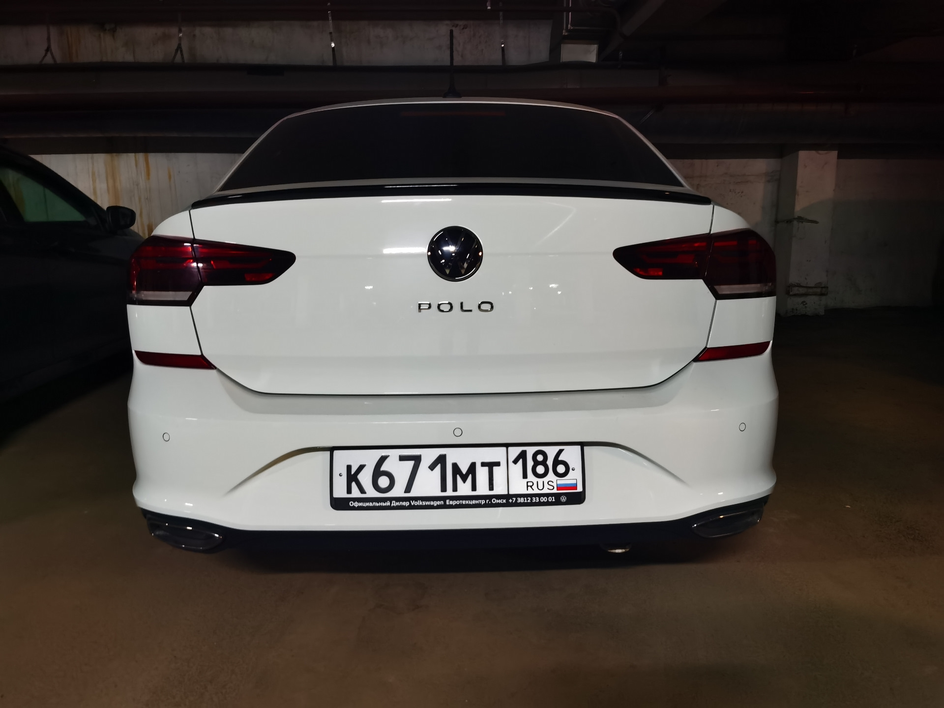 Лип спойлер — Volkswagen Polo liftback, 1,6 л, 2020 года | стайлинг ...