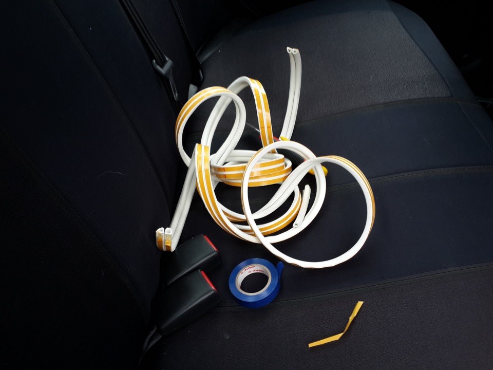 Дополнительные уплотнители задних стекол — Lada Гранта (1G), 1,6 л ...