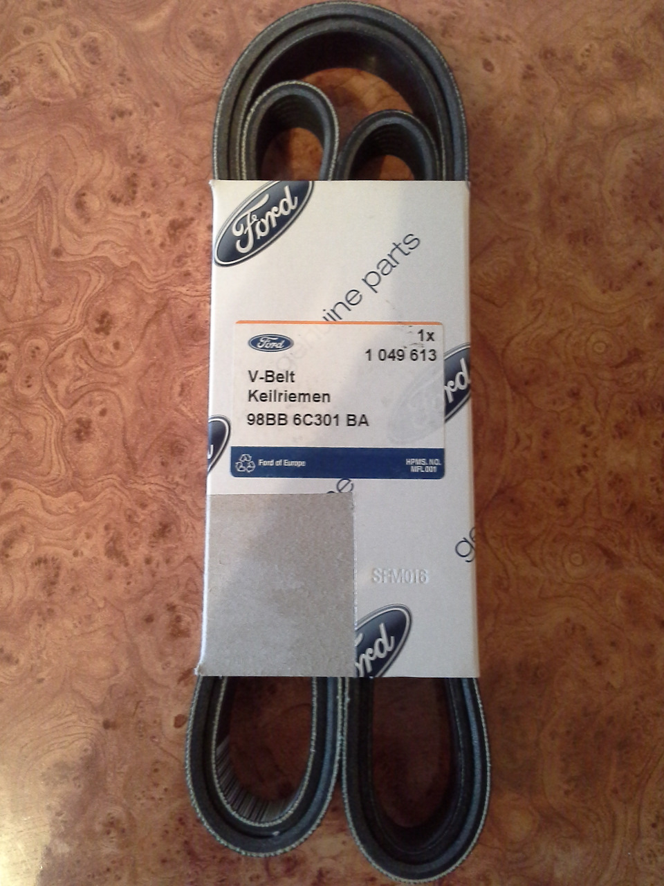 1049613 Ремень поликлиновой (6PK2100) / Ford | Запчасти на DRIVE2
