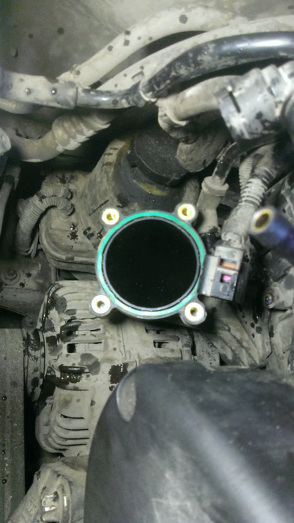 Чистка дроссельной заслонки - Opel Zafira B, 1,6 л, 2008 года своими руками DRIV