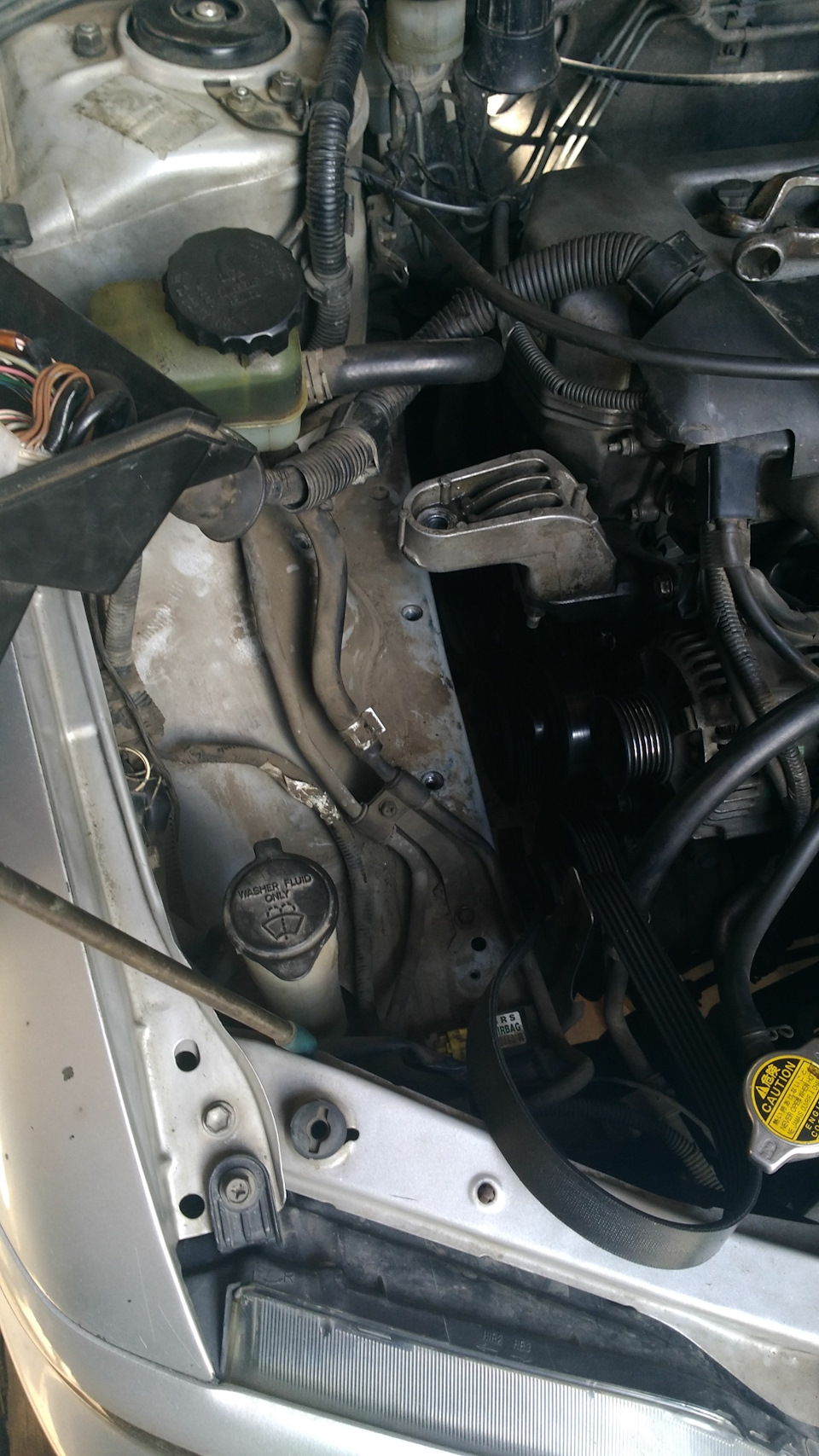 Натяжитель ремня 1zz — Toyota Vista (50), 1,8 л, 2000 года | поломка ...