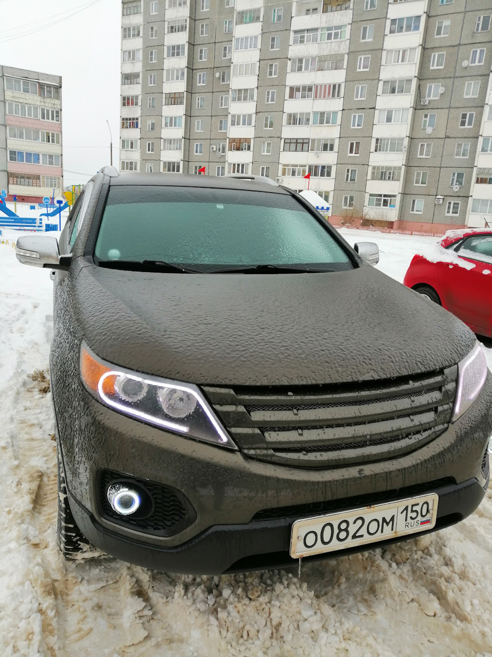 Ледяная броня Кофея + Сорь спешит на помощь — KIA Sorento (2G), 2,4 л, 2011  года | наблюдение | DRIVE2