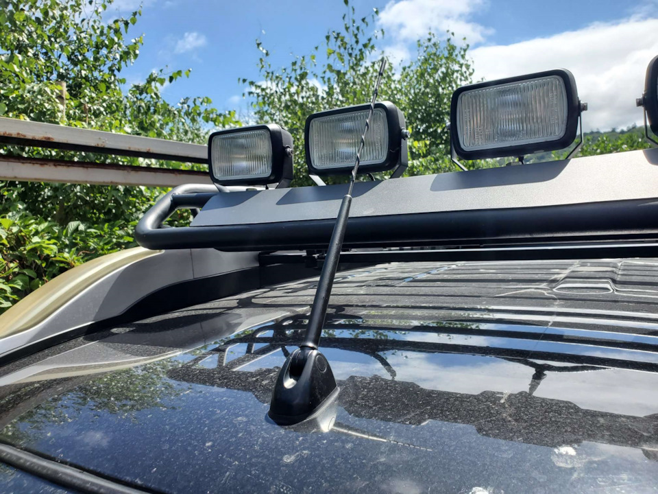 №92. Рабочий свет + Усиленная антенна радио. — Nissan X-Trail II (t31 ...