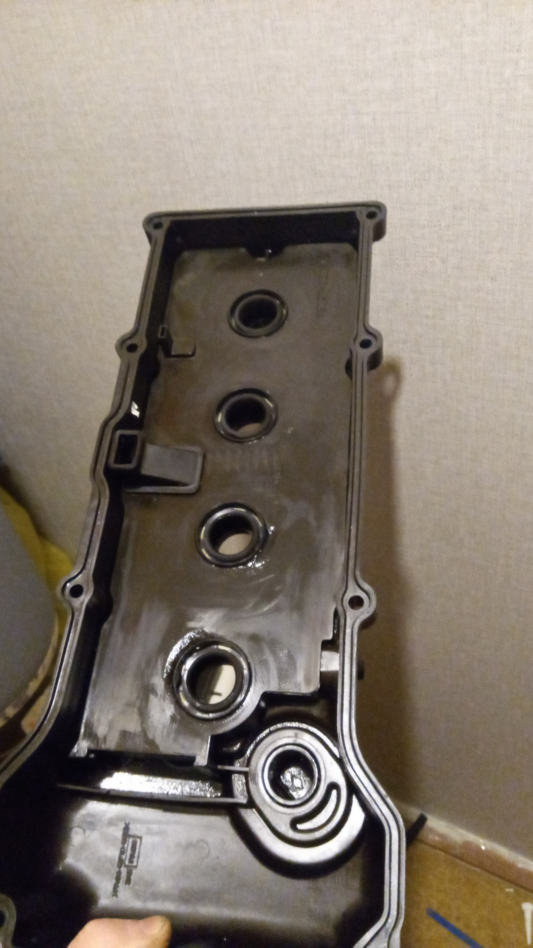 Снятие клапанной крышки, осмотр цепи грм на растяжение, замена ...