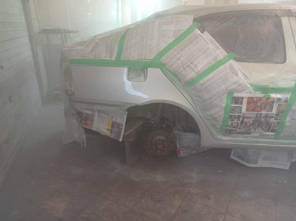 4-5 день работ — Skoda Octavia A5 Mk2, 1,8 л, 2012 года | кузовной ...
