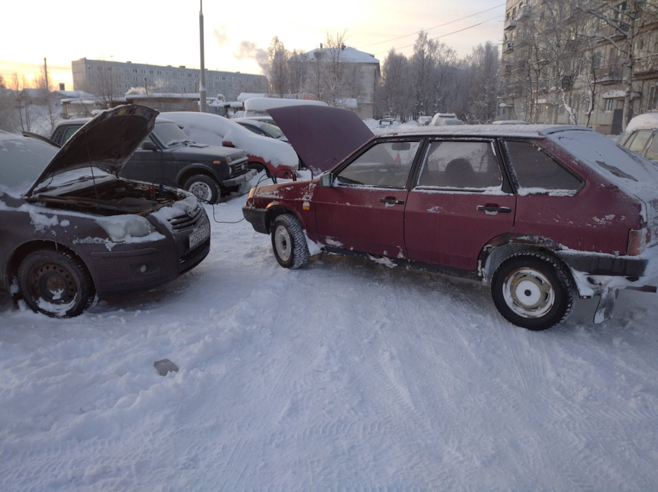 Когда на улице -30 — LADA 21093, 1,5 л., 2000 года | просто так | DRIVE2