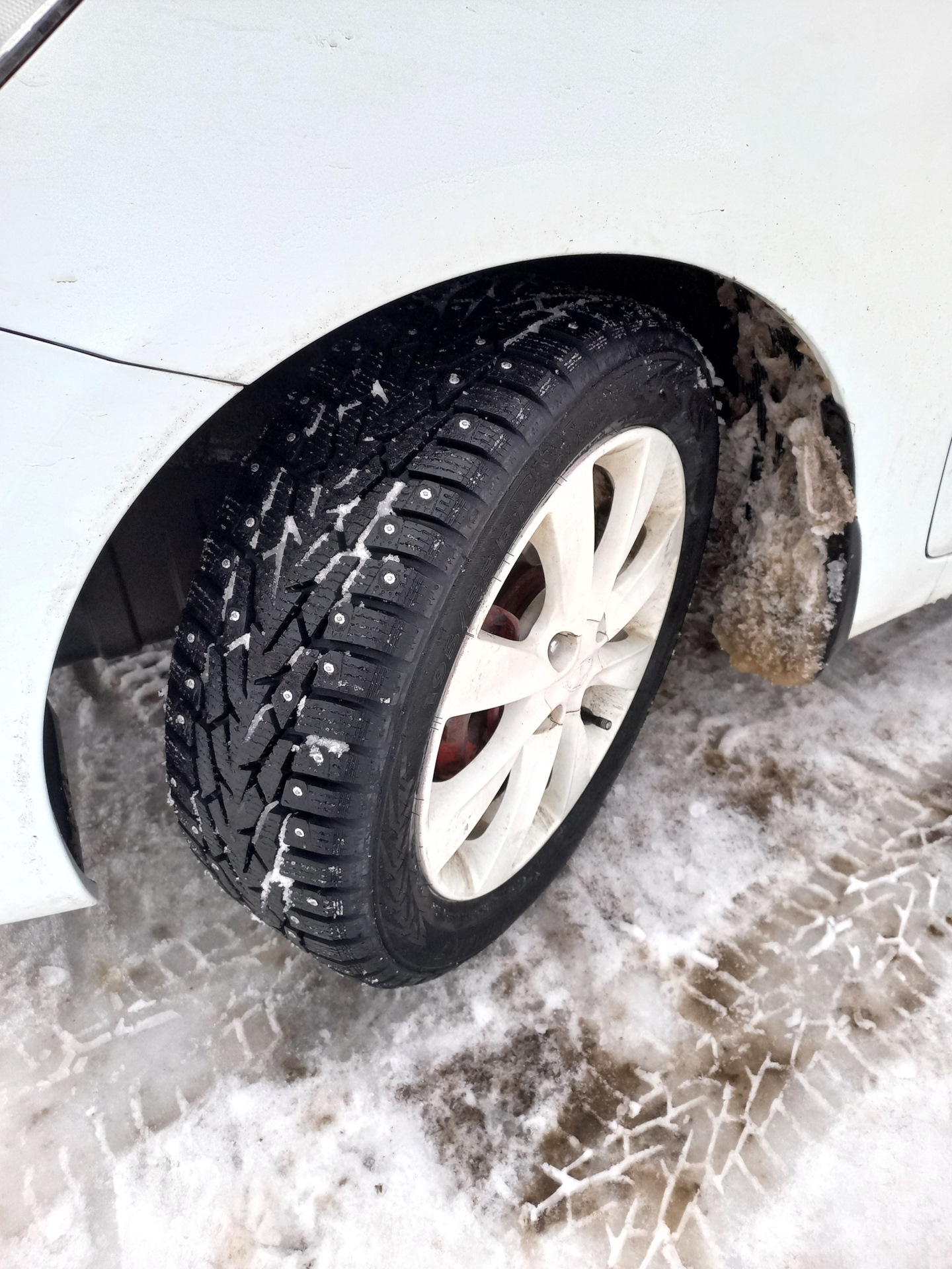 Новая зимняя резина Nokian Tyres Nordman 7 — Hyundai Solaris (1G), 1,6 ...