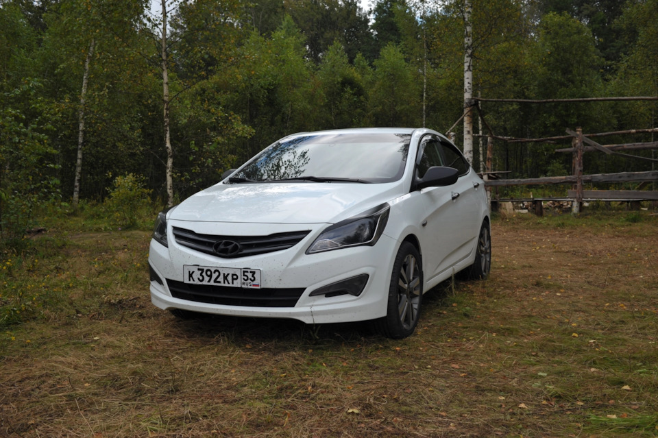 Photo from the logbook Hyundai Solaris (1G)