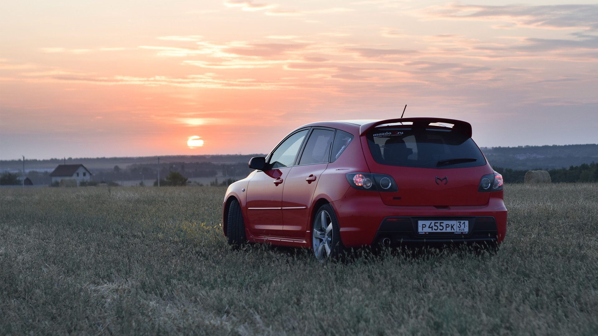 Mazda 3 MPS В закате