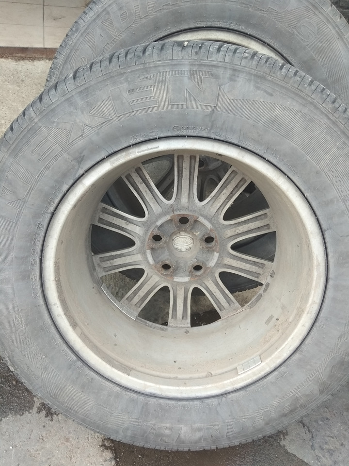Шины всесезонные Nexen 265/60 R18, литые диски Оригинал 18 на Land ...