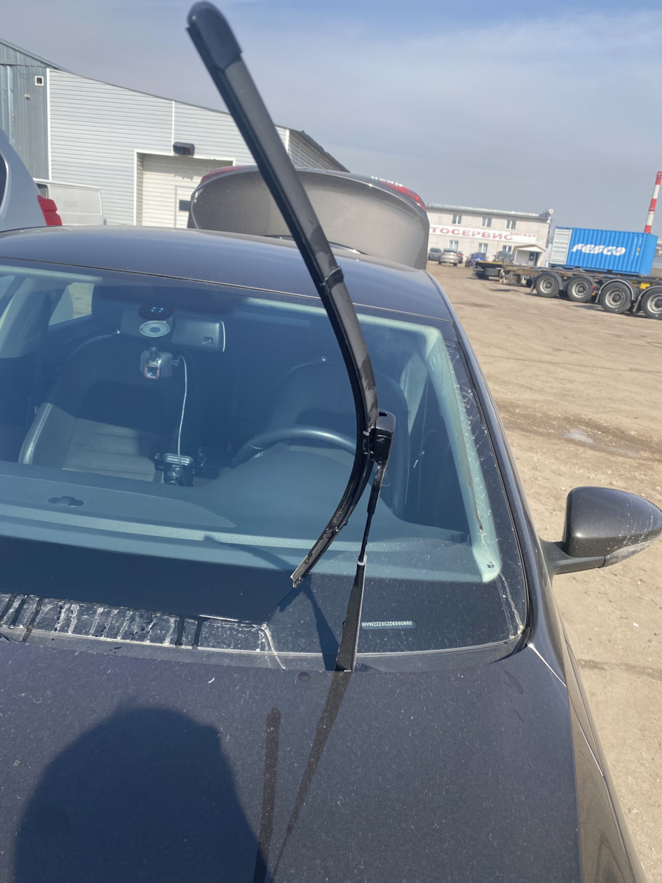 Щетки стеклоочистителя. — Volkswagen Passat CC, 1,8 л, 2013 года ...